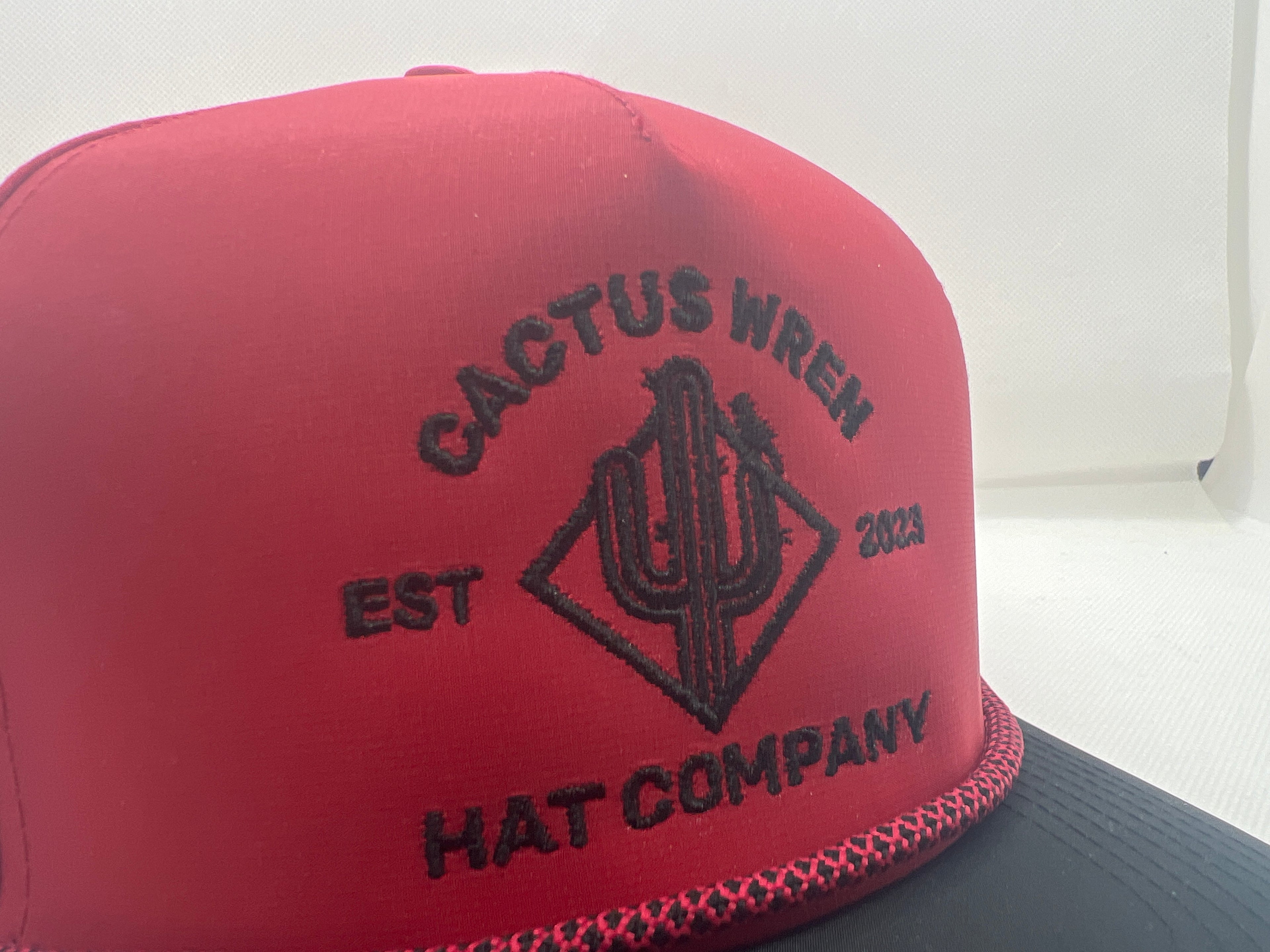 Stitch diamond SnapBack - red/black + rope