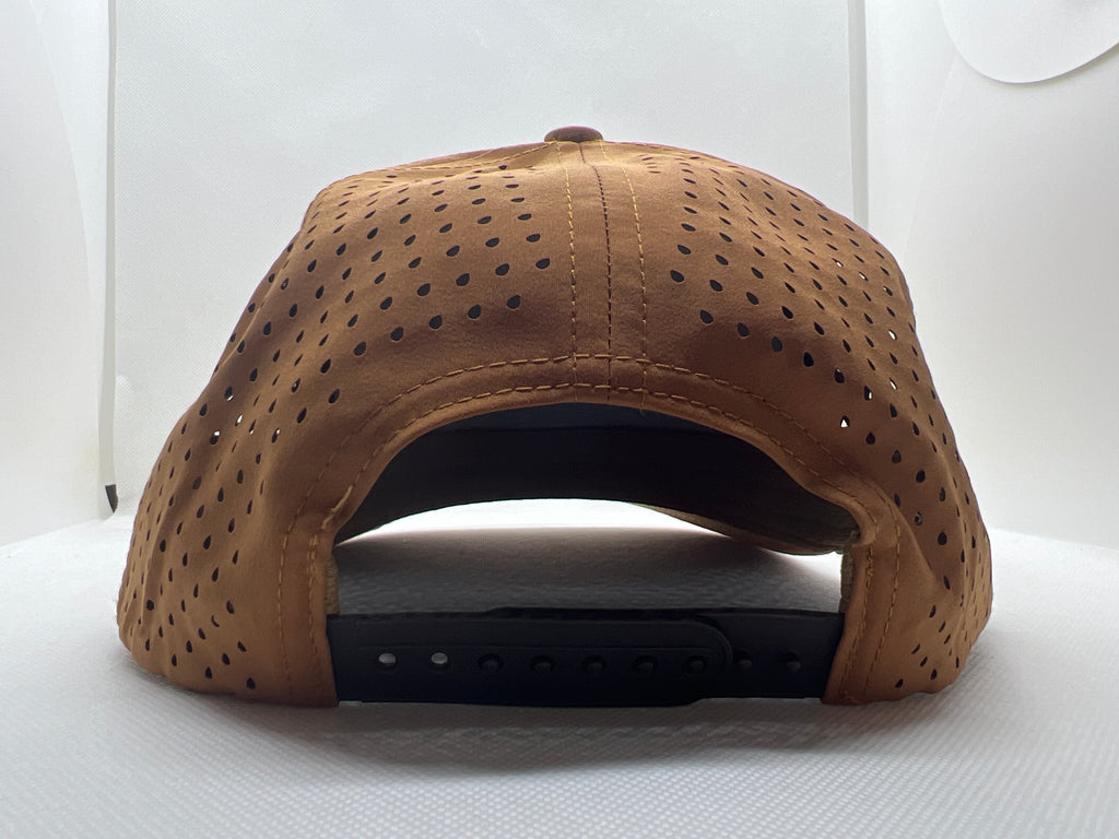 Rectangle diamond SnapBack - Brown/black + rope