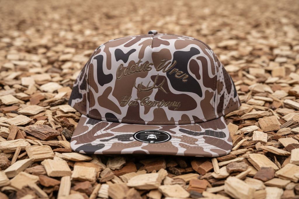 Shed Cactus SnapBack - brown camo