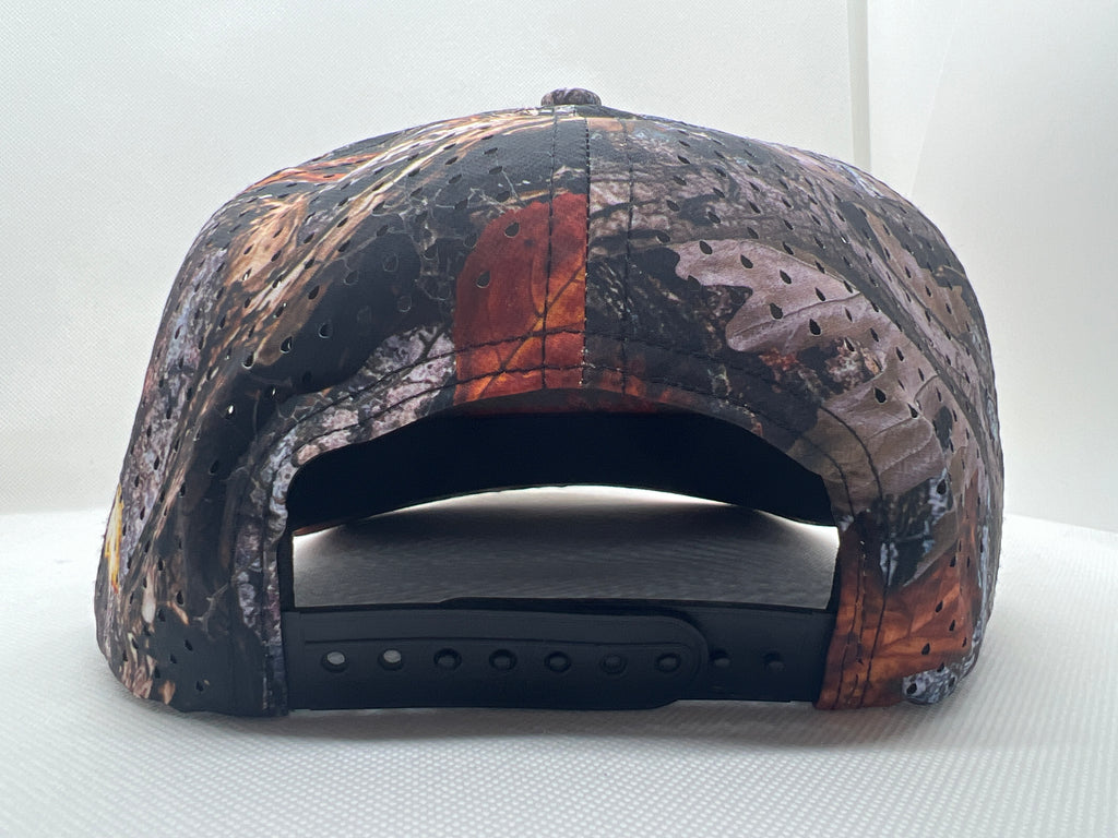 Shed Cactus SnapBack - camo/orange
