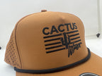 Stripes SnapBack - brown/black + rope