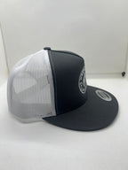 Ranch circle trucker - gray/white