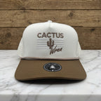 Stripes SnapBack - white/brown + rope