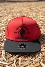Ranch Style SnapBack - red/black + rope