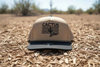 Stripes SnapBack - tan/black + rope