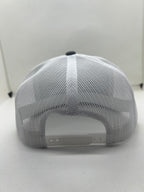 Ranch circle trucker - gray/white