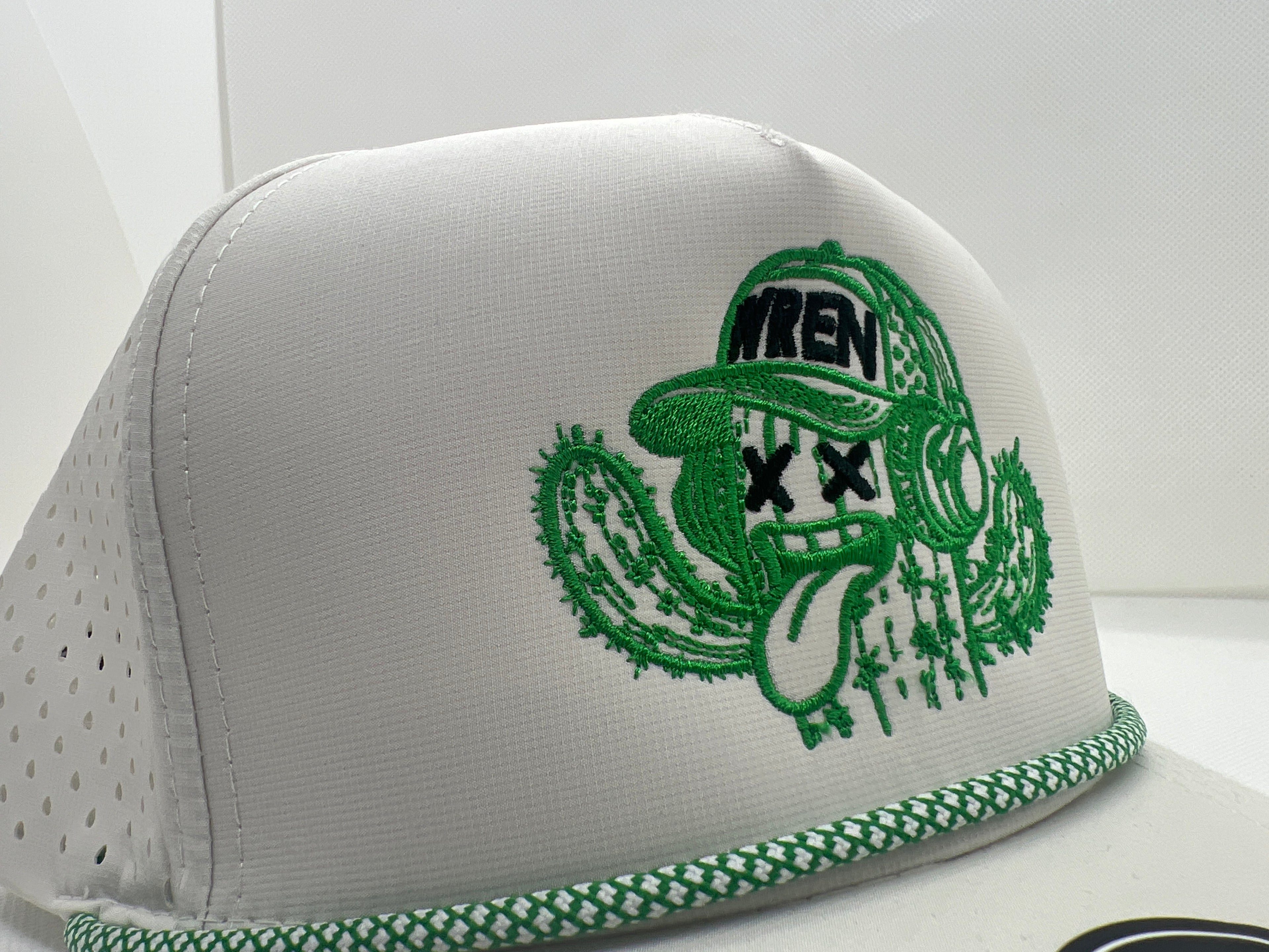 DJ Cactus SnapBack - White/Green