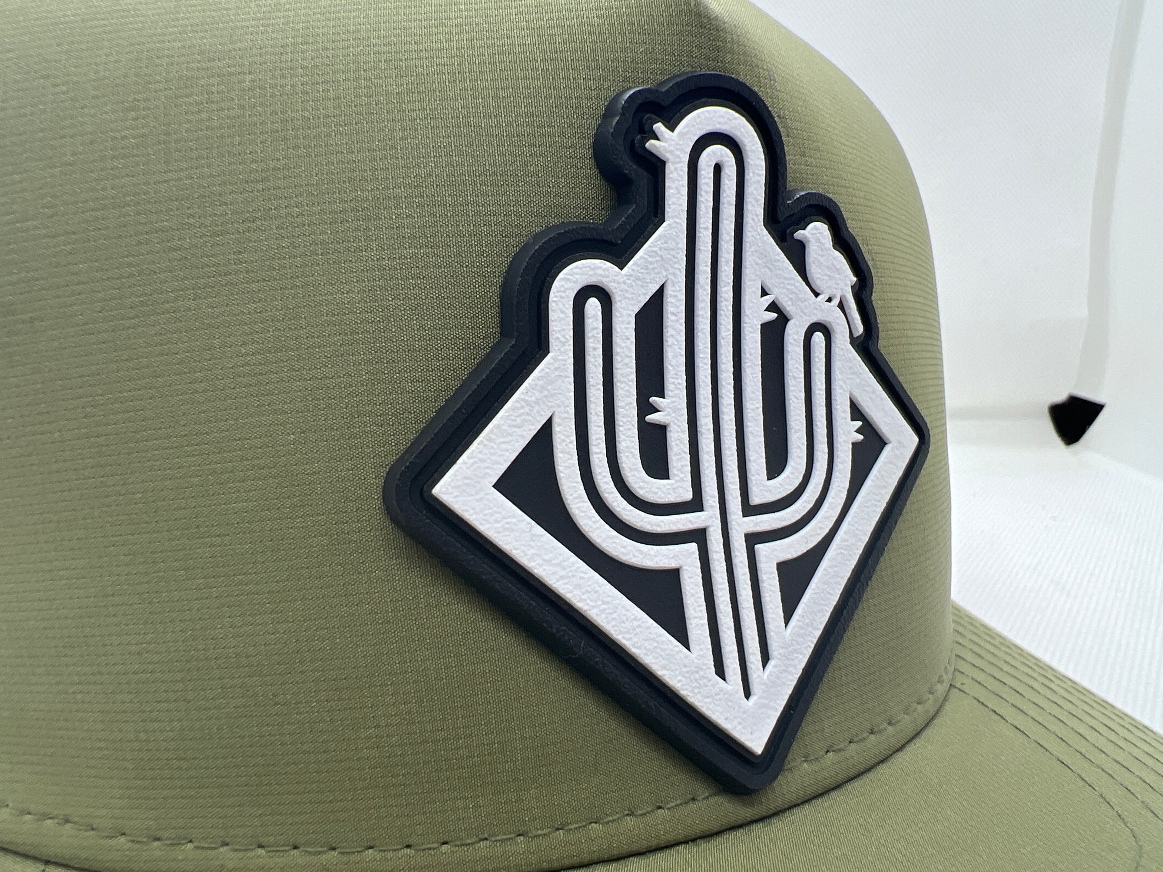 PVC diamond cactus SnapBack - Green