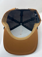 Rectangle diamond SnapBack - Brown/black + rope