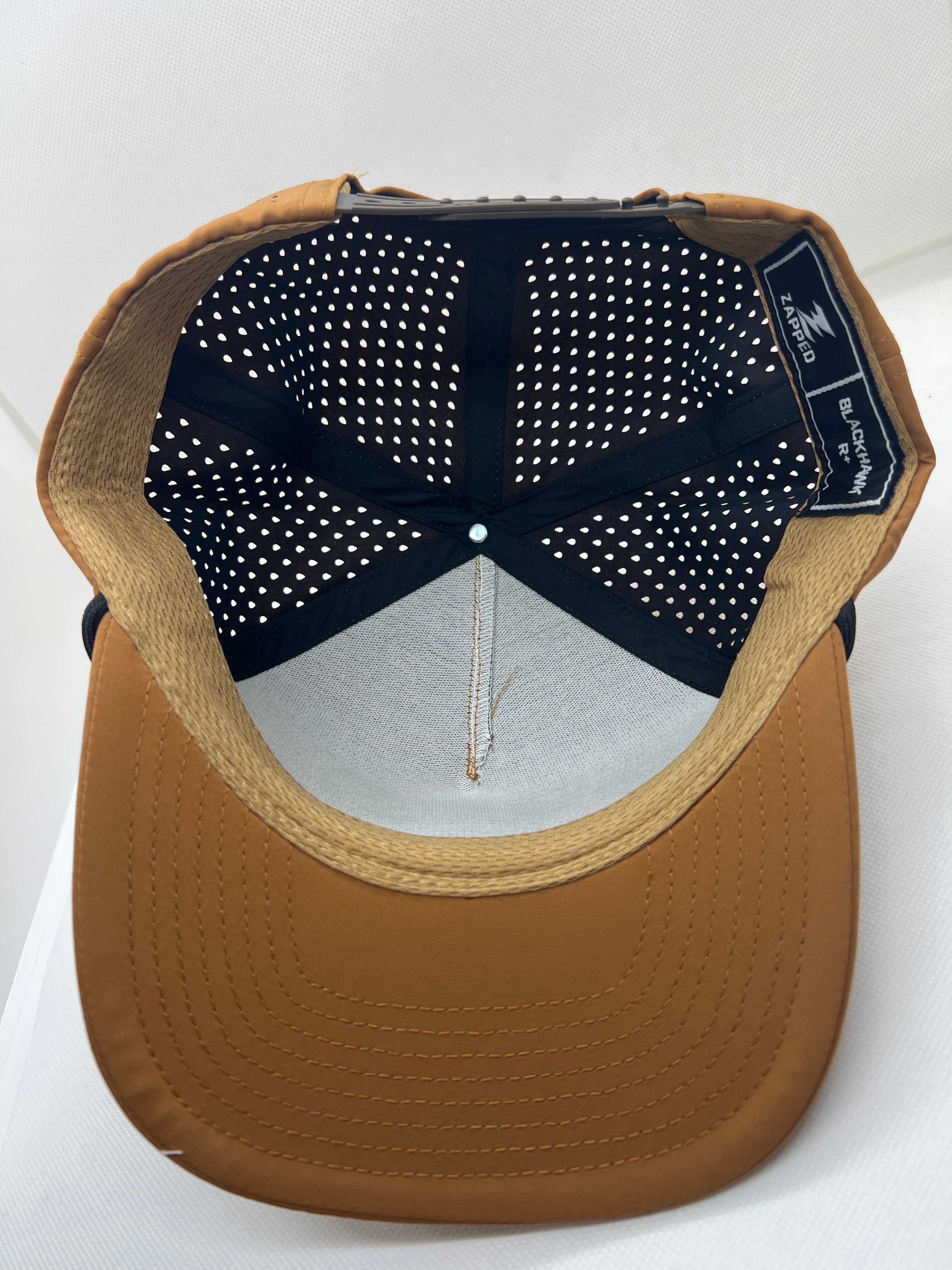 Rectangle diamond SnapBack - Brown/black + rope