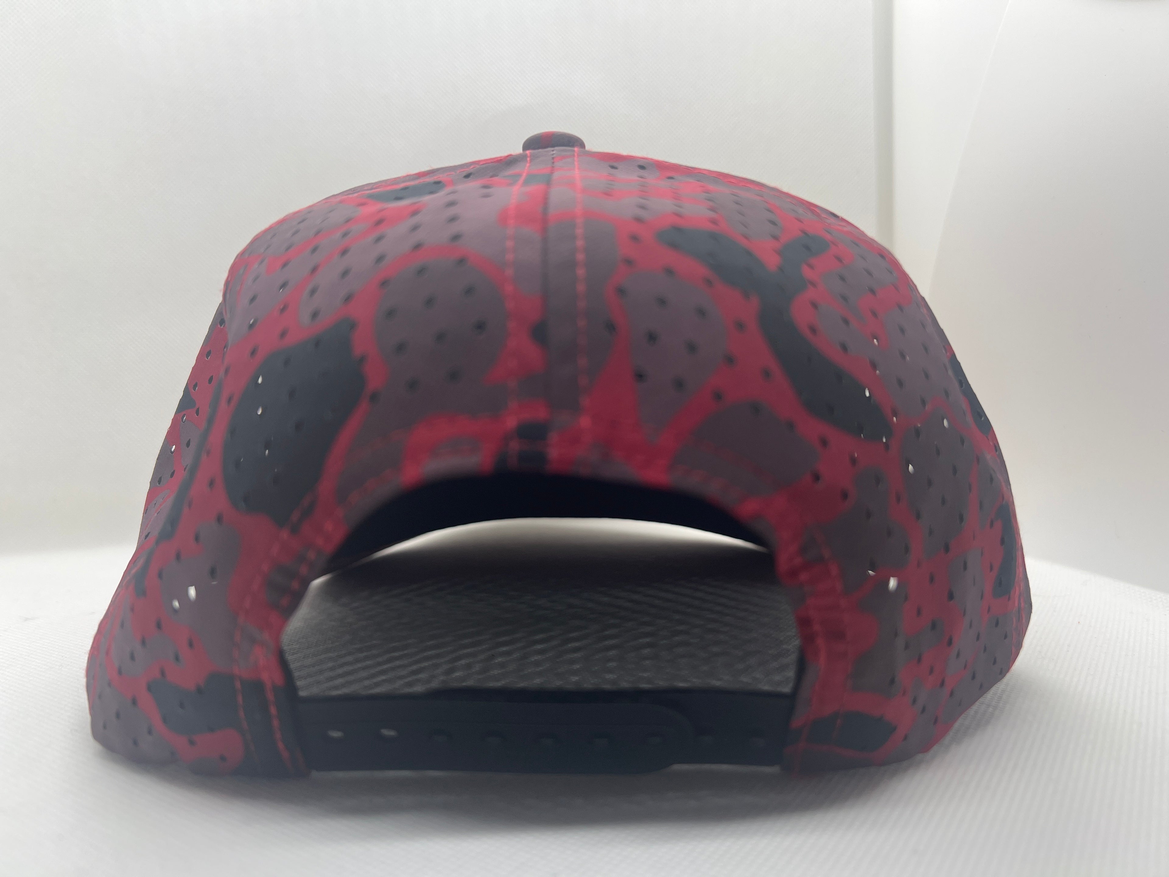Stripes SnapBack - red camo/black