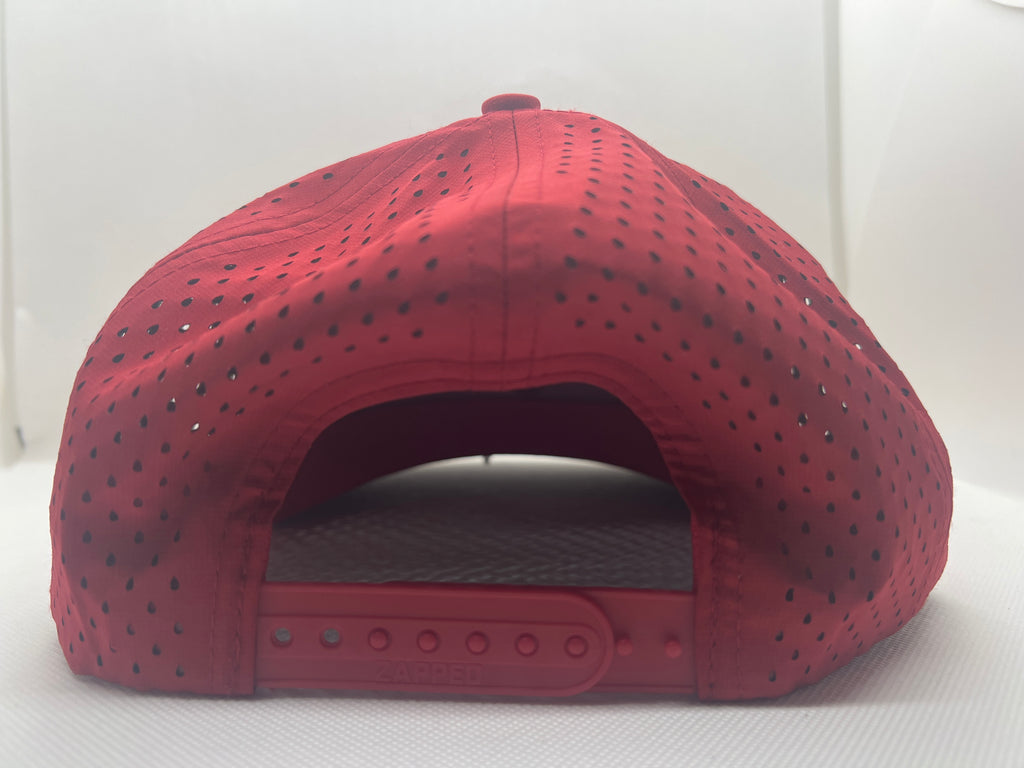 Stitch diamond SnapBack - red/black + rope