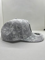 Rectangle diamond SnapBack - white camo/black