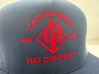 Ranch style trucker - navy/red/white