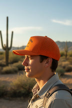 Shed Cactus SnapBack - orange/black