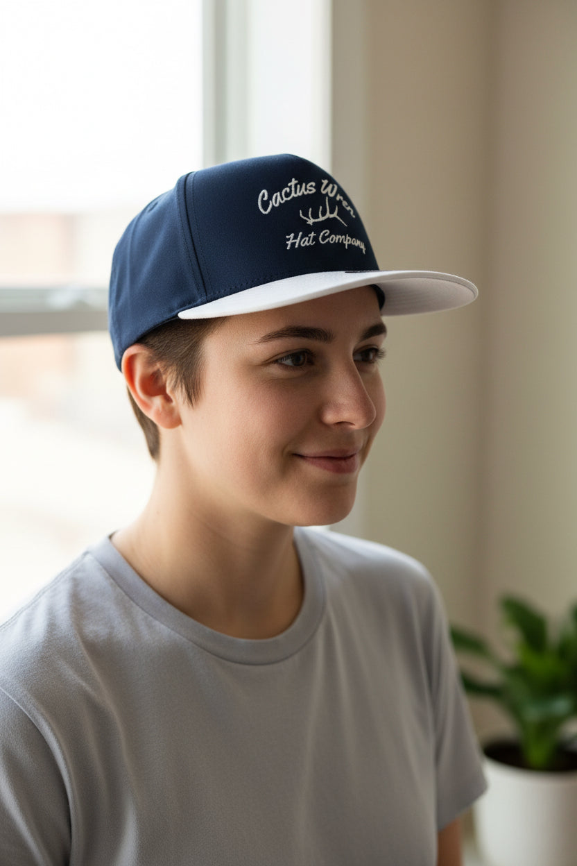 Shed Cactus SnapBack - Navy/white
