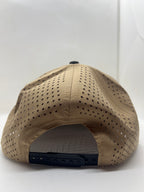 Stripes SnapBack - tan/black + rope