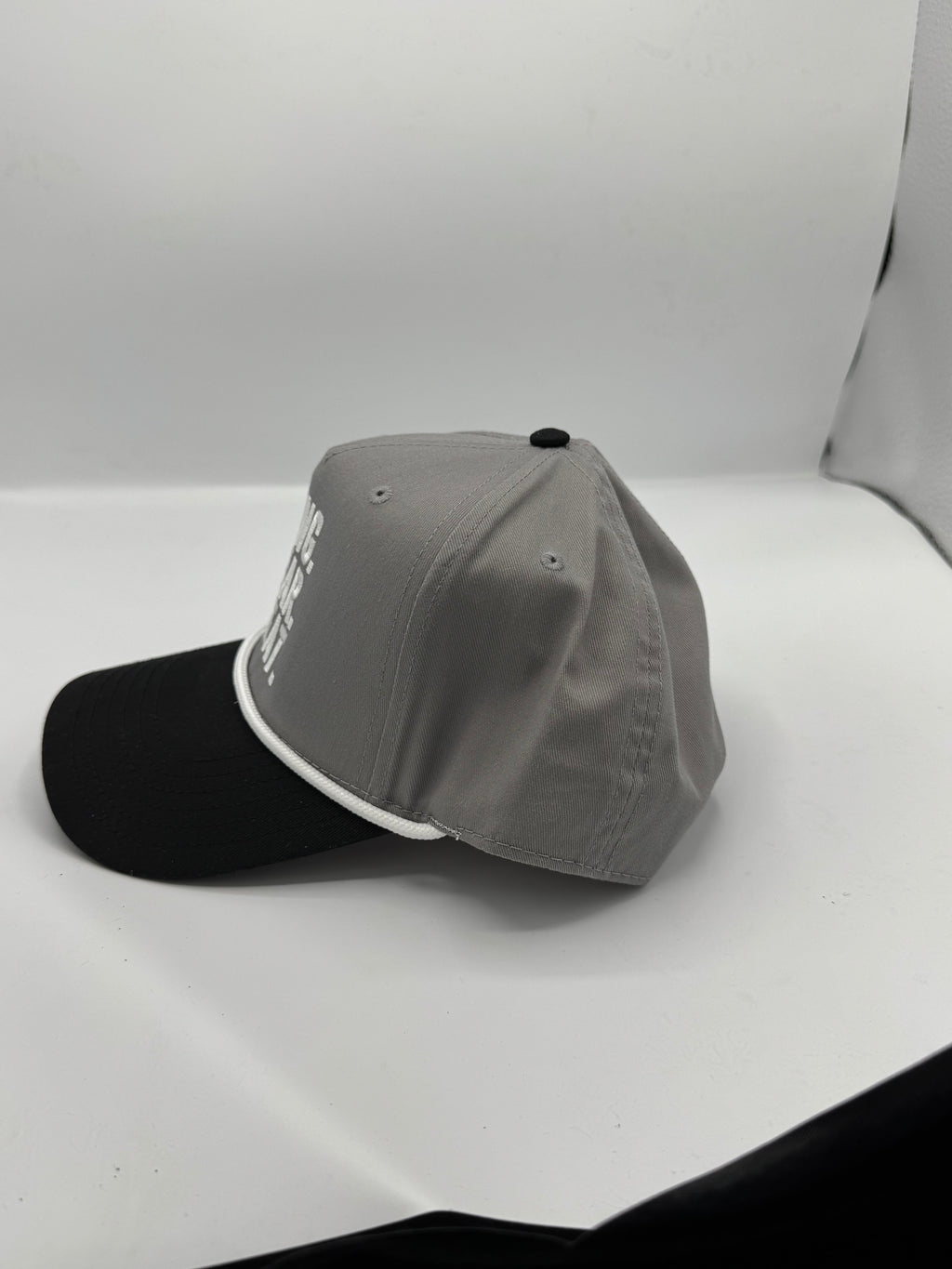 Swing, Swear, Repeat Cap in Gray/Black
