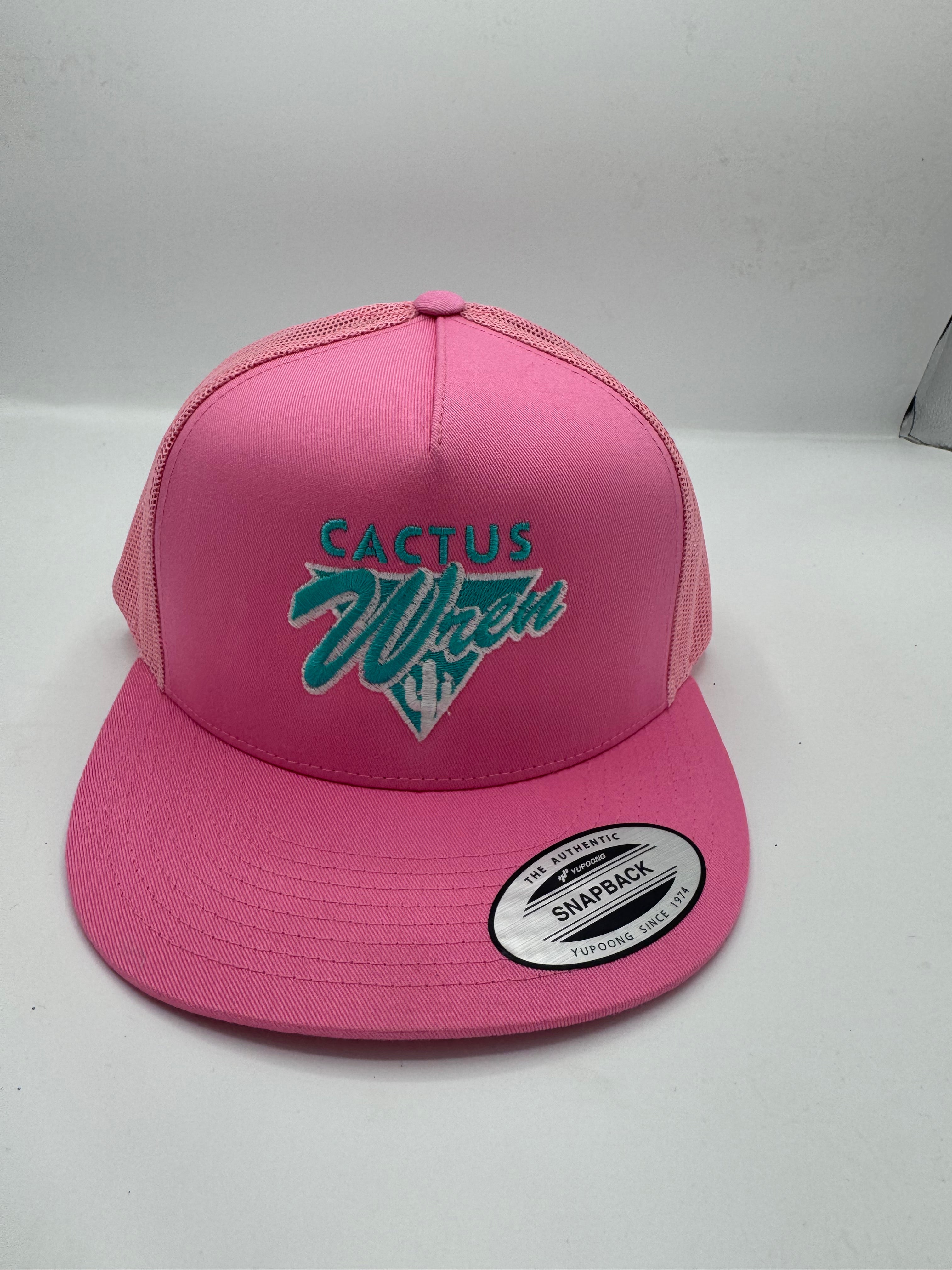 Desert Triangle Logo in pink/teal
