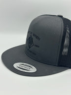 Ranch style trucker - charcoal/black