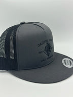Ranch style trucker - charcoal/black