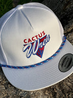 Tri Cactus trucker - white/red/blue + rope