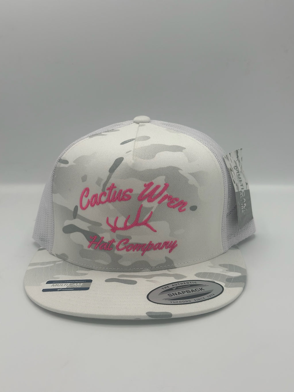White Camo Deer Shed in white/pink