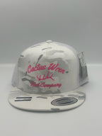 shed cactus trucker - white trucker/pink