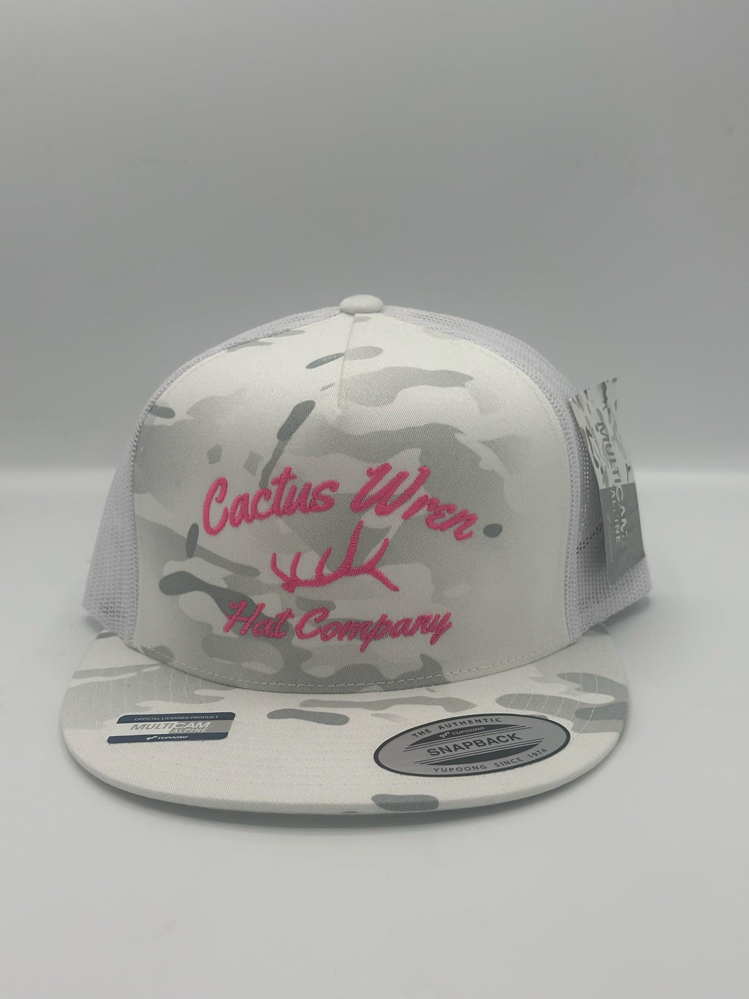 White Camo Deer Shed in white/pink