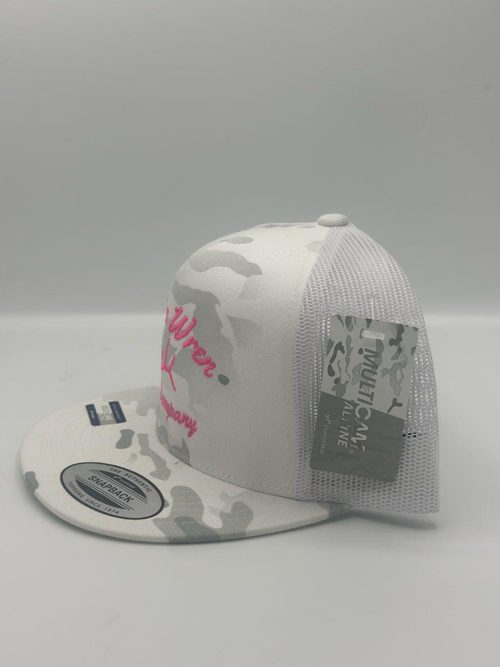 White Camo Deer Shed in white/pink
