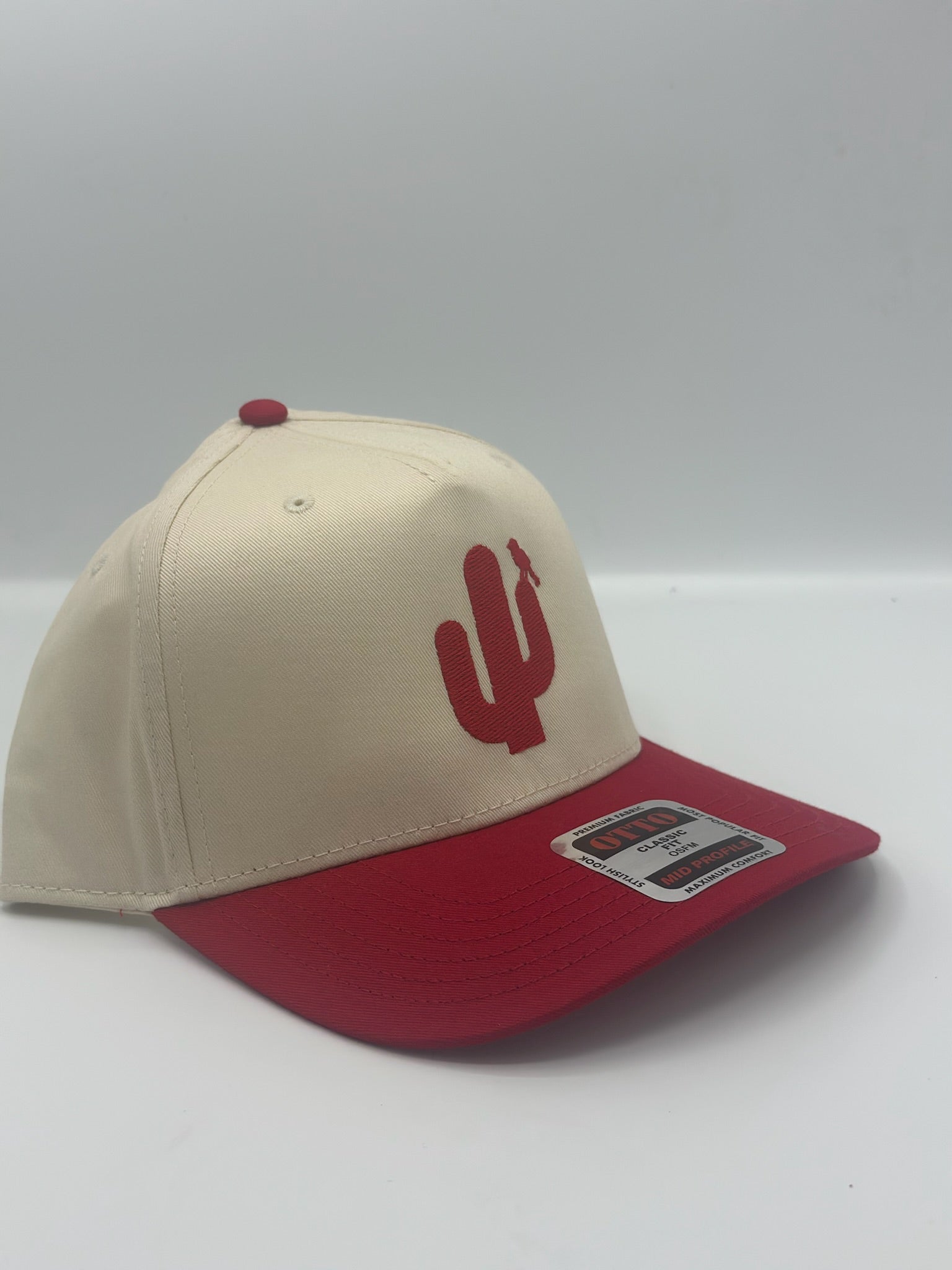 Solo Cactus in khaki/red