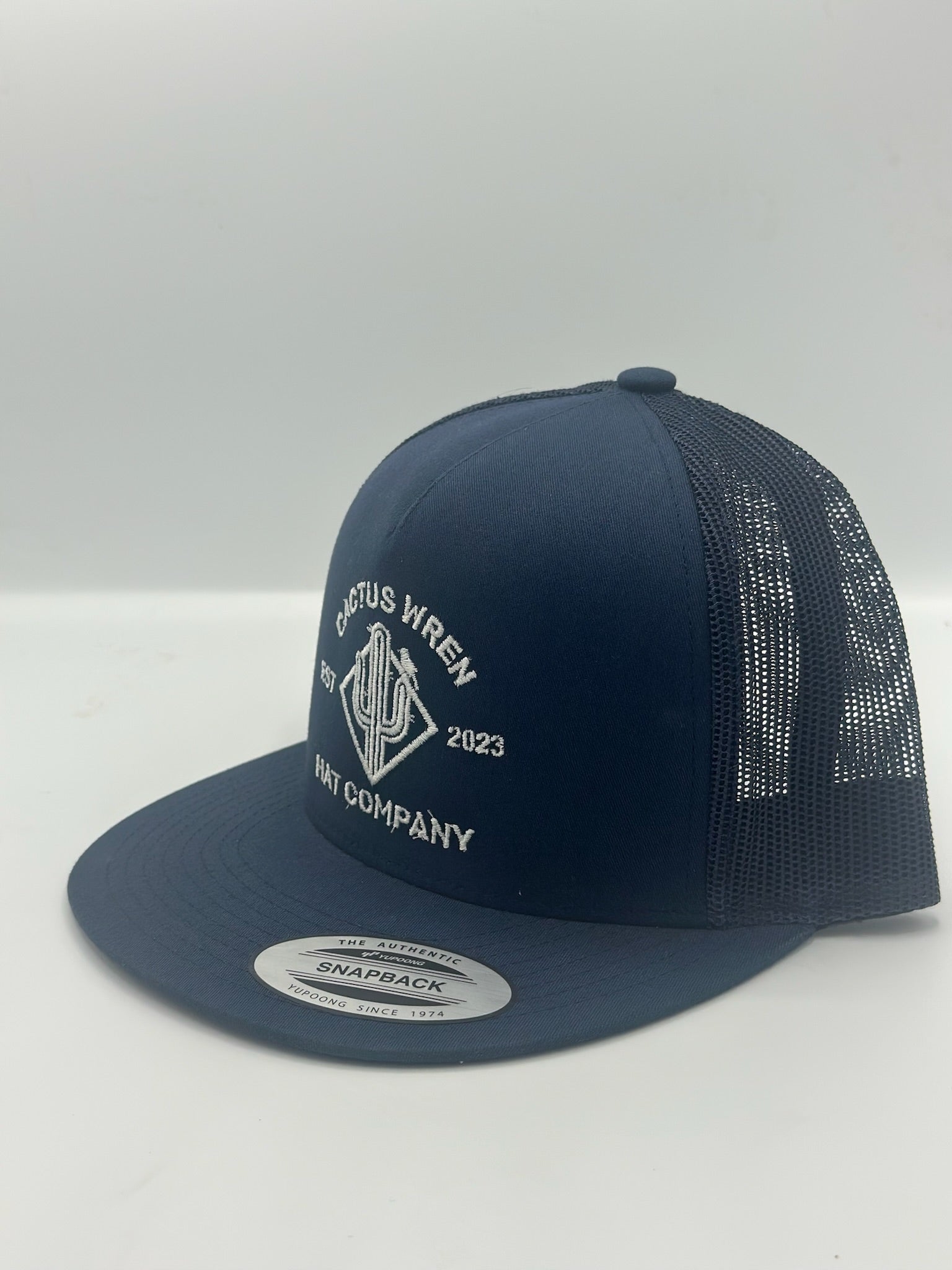 Ranch Logo in Navy/White