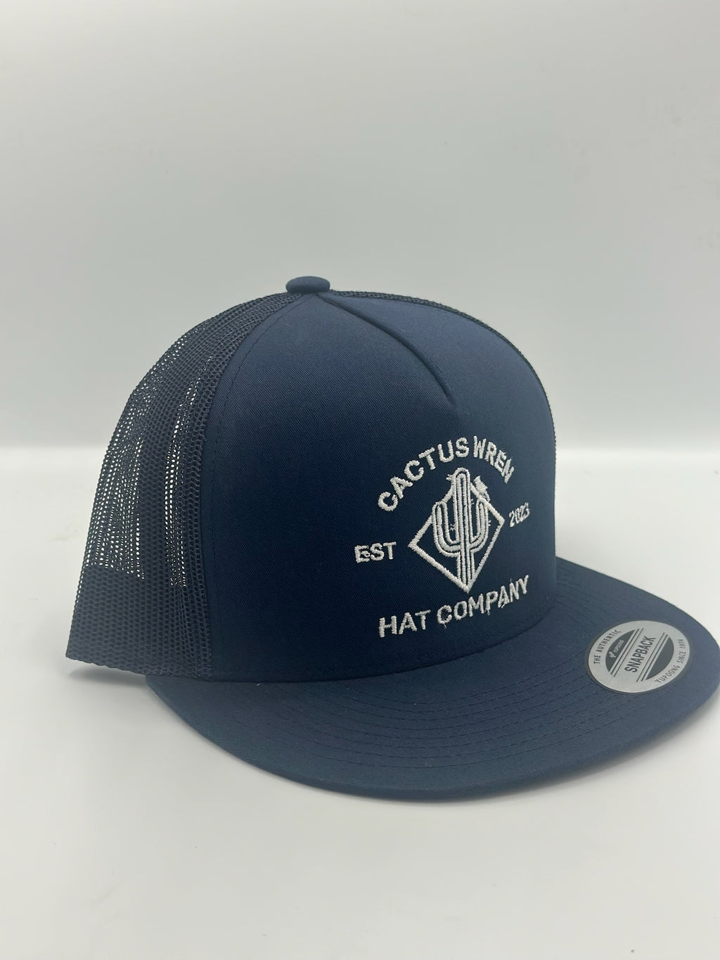 Ranch Logo in Navy/White