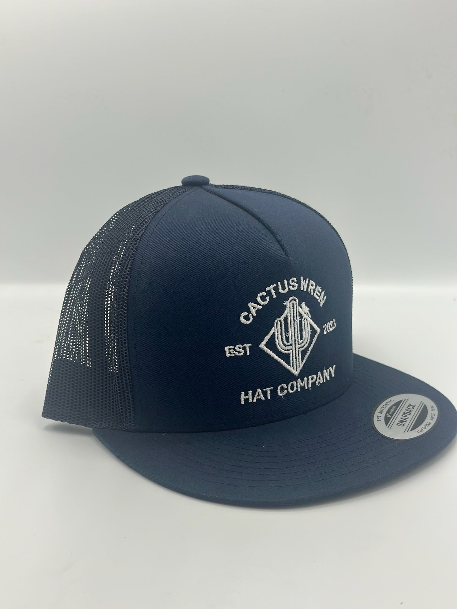 Ranch Logo in Navy/White
